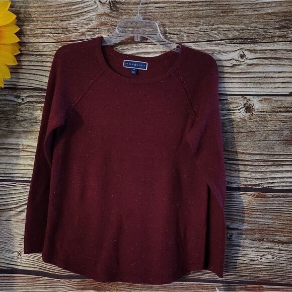"Karen Scott" Woman's Knitted Sweater Sizes: PP/PXL scoop neck ,long sleeve NWT - Picture 1 of 8